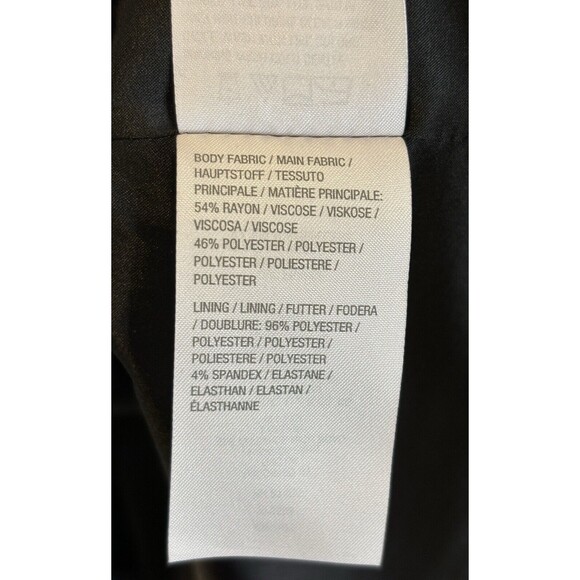 Dennis Basso Womens Size 16 Jacket Coat Woven Brocade Floral Black Snap Front - Picture 13 of 13